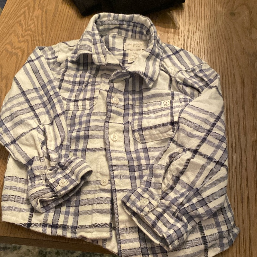 Little planet flannel shirt